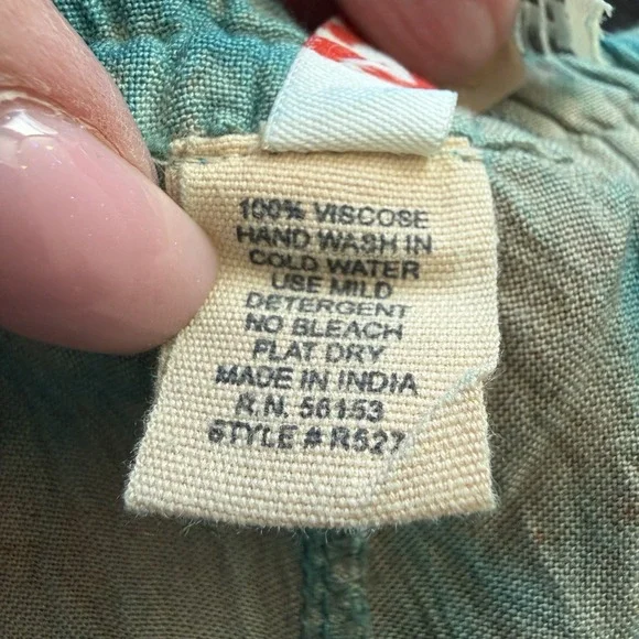 Y2K Raga Women's Flutter Shorts Skort Size L‎ Embroidered Tie Dye Boho Fairycore - Picture 10 of 11